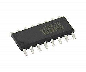 CH340G IC R3 Board USB RS232 Serial driver chip SOP-16 SMD Original Arduino UK 