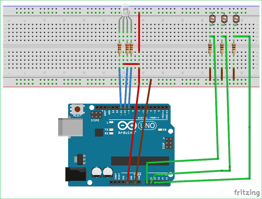 Arduino-Color-Mixing-Lamp-Circuit-diagram-using-RGB-and-LDR