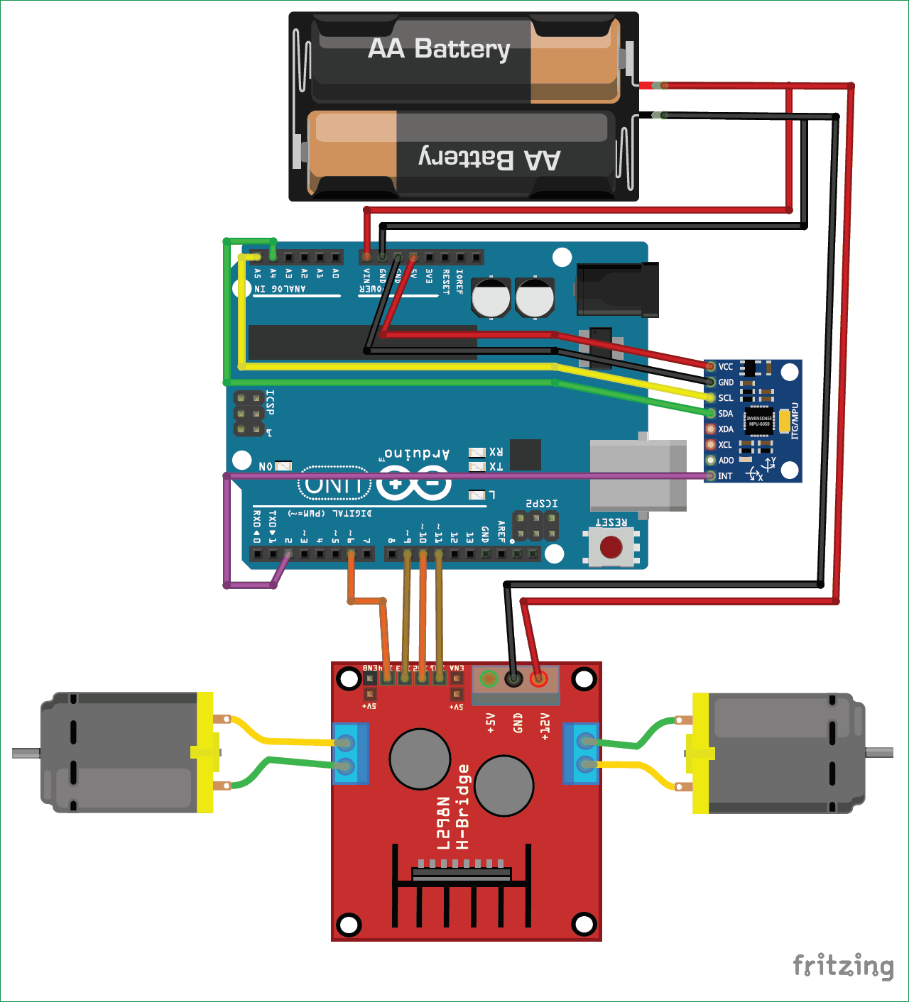 Circuit-Diagram-for-DIY-Self-Balancing-Robot-using-Arduino