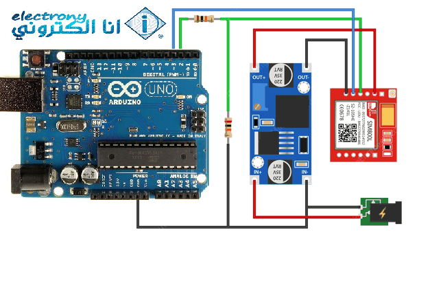 Arduino-Wiring-Fritzing-Connections-with-SIM800L-GSM-GPRS-Module-LM2596