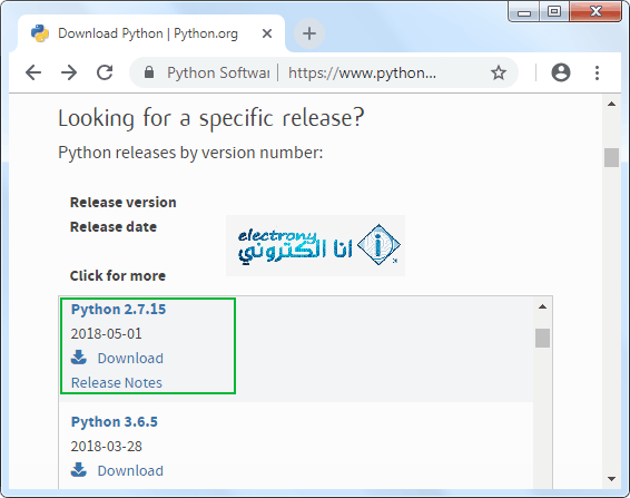 Download-Python-2.7.x-Series