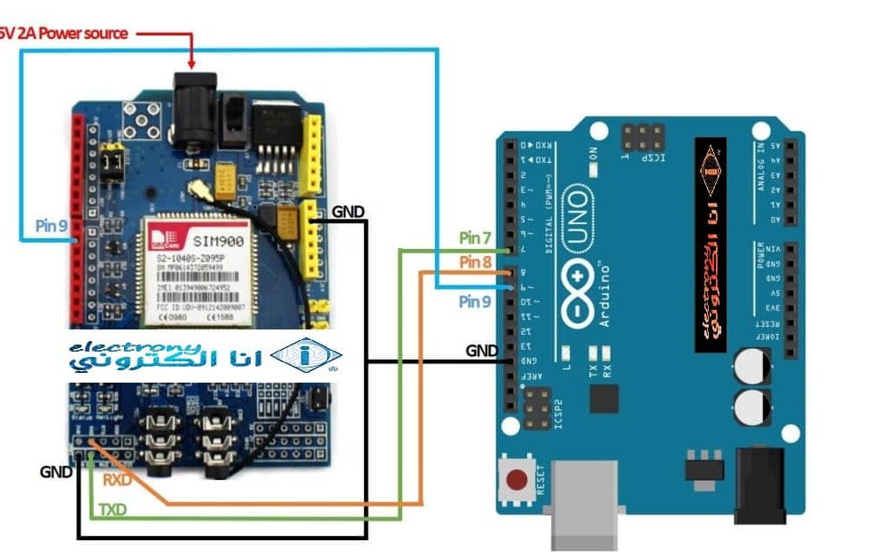 GSM-Arduino-circuit