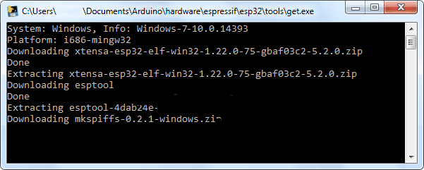 Installing-ESP32-Core-on-Arduino-IDE-Downloading-Xtensa-GNU-tools-and-ESP32-SDK
