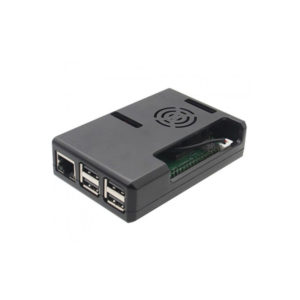 High-Quality-Black-ABS-Case-for-Raspberry-Pi-33-with-Cooling-FAN-Vent