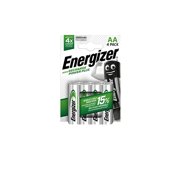 4 X AA Energizer 2000mAh Rechargeable Battery