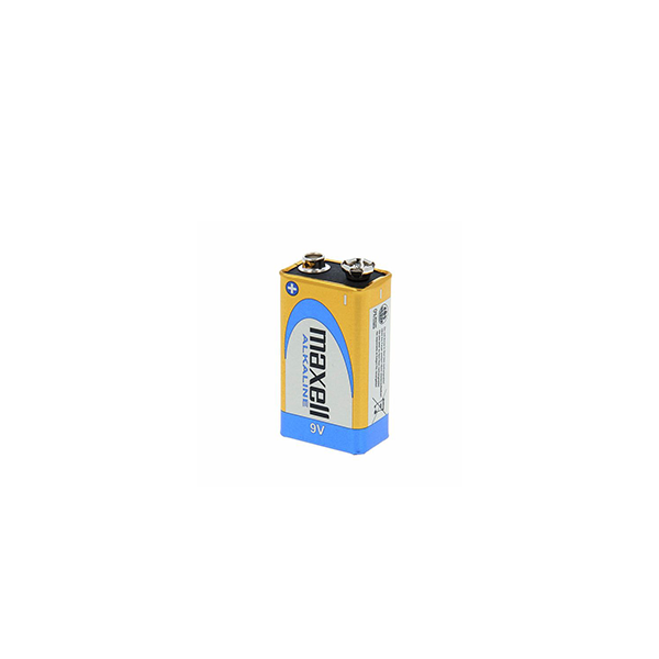 9V Maxell Alkaline Battery